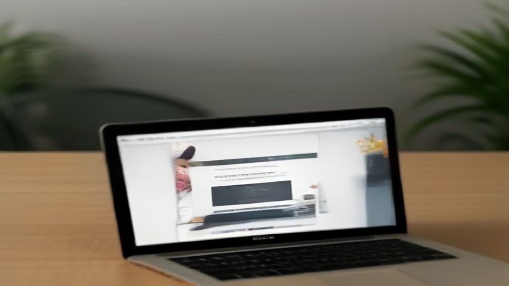 Desain modern website profesional dengan layout responsif, menonjolkan branding dan navigasi yang intuitif.